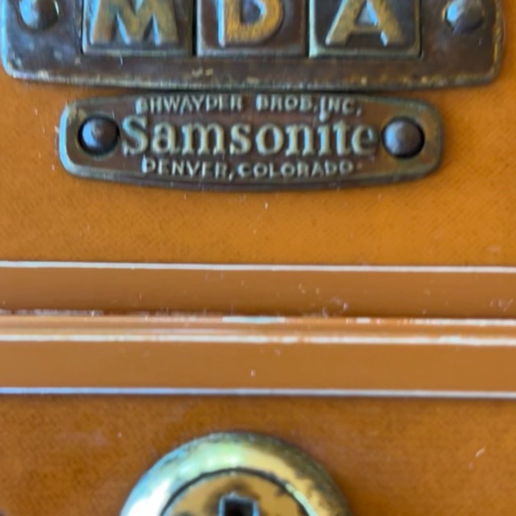 Samsonite Shwayder Brothers Vintage Three Piece Luggage Set EUC - Picture 4 of 16